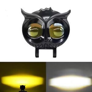 OWL Shape Fog Flash light Low & High Beam Owl Metal Body Spot Light for All Cars And Bikes (1pc) - Image 3