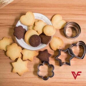 12 pcs, stainless steel cookie cutter, DIY, cookie cutter, star, heart, cutter, baking dish, new cake tool, fried egg, shaper, kitchen mold tool - Image 3
