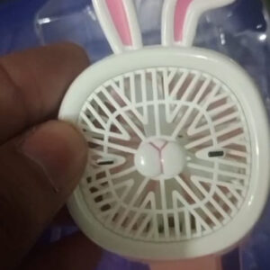 Rechargeable Portable Cartoon Style Children Watch Fan with RGB Light | Portable Fan Office Handheld New Creative Gift (Random color) - Image 5