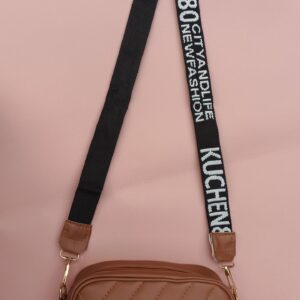 Leather Square Shoulder Bag | PU Leather Shoulder Bag for women, girls | Fashion Women's Shoulder Bag - Image 2