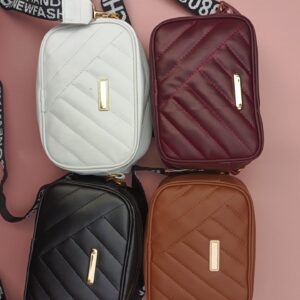 Leather Square Shoulder Bag | PU Leather Shoulder Bag for women, girls | Fashion Women's Shoulder Bag - Image 3