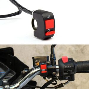 2 pcs Motorcycle Headlights plus switch LED White Super Bright 6LED Working Front Light Motorbike Fog Lamp 1600LM Scooters Spotlight - Image 4