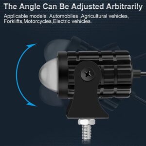 2 pcs Mini drive fog light with ( 3 point ) gift fog light for all bikes With Yellow & white colour . For Bike ,Car , Jeep . - Image 4