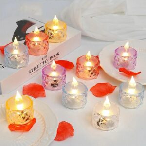 Pack of 24 Warm White Flameless Led Tealight Candle Decorative Battery Operated Tea Lights - Image 4