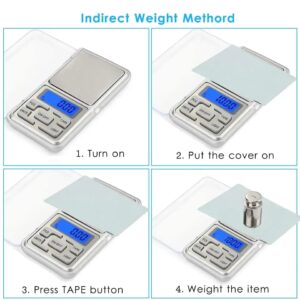 Mini Electronic Scales High Precision Pocket Digital Scale for Gold Sterling Jewelry Balance Gram For Kitchen Scale - Image 3