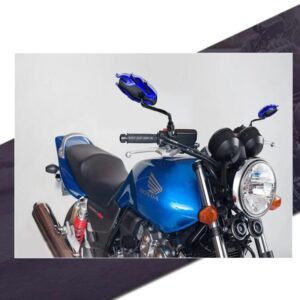 1Pair Motorcycle Universal Side Rear View Mirrors Back Side Mirrors For Dirt Bike honda Yamaha Kawasaki Suzuki TaoTao Lifan (Random Color) - Image 1