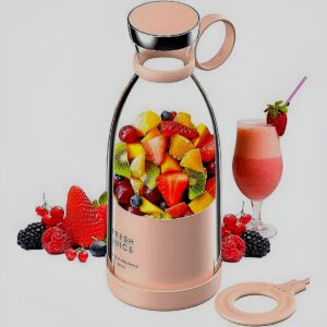 Mini Portable Blender Electric Fruit Juicer Mixers 420 Ml (random Color) - Image 4