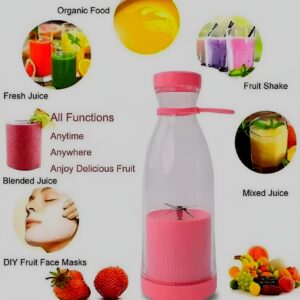 Mini Portable Blender Electric Fruit Juicer Mixers 420 Ml (random Color) - Image 2