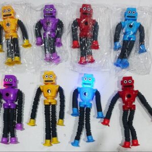 Giraffe Pop Tube Sensory Fidget Toy | Animal Pop Tubes Cartoon Giraffe Suction Cup Toys Kids | Stress Relief Squeeze Toys (Random colors & Animal) - Image 2