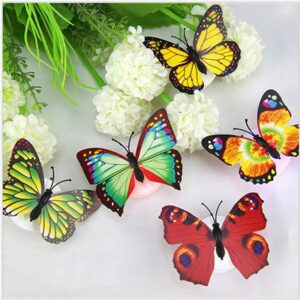 Glow In The Dark 3D Led Butterfly Night Light Led Color Changing for Kids Room (1 PCs Butterfly) - Image 3
