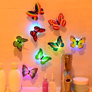 Glow In The Dark 3D Led Butterfly Night Light Led Color Changing for Kids Room (1 PCs Butterfly) - Image 5