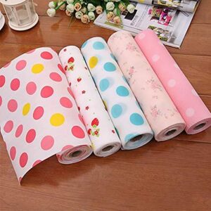 Non Slip Kitchen Printing Antibacterial Cabinet Plastic Foam Household Wardrobe Moisture Drawer Mat Shelf Sheets (45?200) (random Color) - Image 4