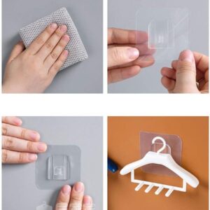 1pcs Toothbrush Holders Wall Mounted Hangers Style Toothbrush Holder Tooth Brush Razor Organizers Holder Bathroom Accessories(random color ) - Image 1