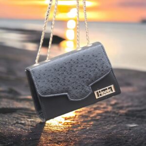 Stylish Hand Bag with Top Handle And Long Strap  Safety Pocket Bag - Image 4