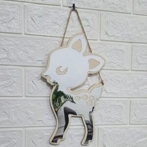 Deer shaped mirror - Kids room decoration - Image 3