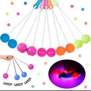 12 packet tak tak clacker ball | china ball | pack of 12 pair ( 24 balls ) for kids and adults (Random Color) - Image 3