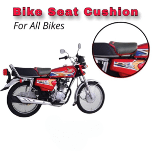 Best Bike Seat Cushion for Back Pain Red Black Waterproof Universal Relaxer Bike Seat Cushion and Motorcycle Seat Cover for all bikes( Red Black ) - Image 1