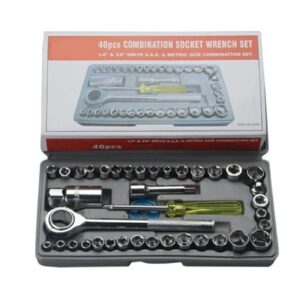 40pcs Aiwa Socket Wrench  Tool Kit & Screwdriver And Socket Set - Image 4