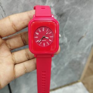 Curren Rubbar Belt Ladies Watch Model Square - Without Box - Image 5