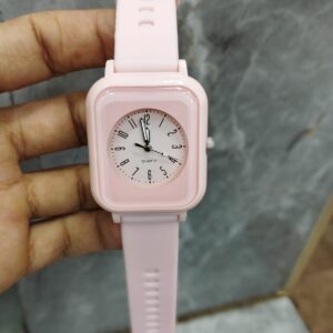 Curren Rubbar Belt Ladies Watch Model Square - Without Box - Image 1