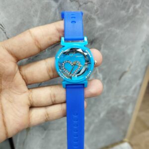 Curren Rubbar Belt Ladies Watch Model Heart - Without Box - Image 4