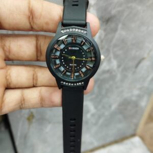 Curren Rubbar Belt Ladies Watch Model Diamond - Without Box - Image 3