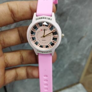 Curren Rubbar Belt Ladies Watch Model Diamond - Without Box - Image 2