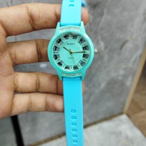 Curren Rubbar Belt Ladies Watch Model Diamond - Without Box - Image 1