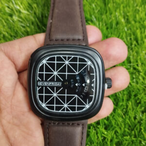 SEVEN FRIDAY Wrist Watch for Men - Without Box (Random Colors & Designs) - Image 1