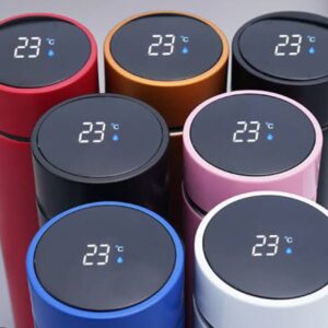 Temperature Display Indicator Insulated Stainless Steel Hot & Cold Flask Bottle (Random Color) (500 ML ) - Image 2