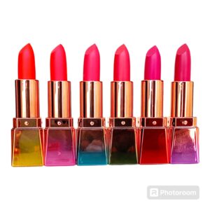 (Pack of 6)Matte Miss Rose Lipstick  different color lipsticks - Image 4