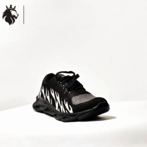 Men's Rubber Comfortable Joggers , White Fire - Image 5