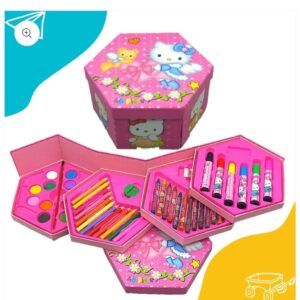 (NW000408) 46 Pcs Painting colour kit for kids, fun Disney/Cartoon character art set(random design color) - Image 1