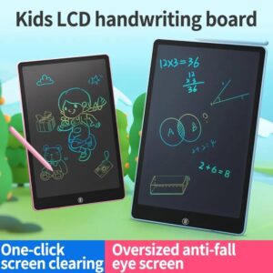 ( 8.5 / 10inch ) - LCD Writing Drawing Tablet | Kids Learning Table - Multi color  (Random color) - Image 3