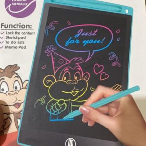 (10 inch multi color) LCD Writing Tablet Electronic Slate Learning Toys And Gadgets For kids Writing Tablet for Kids multi-Color LCD Without Battery or Cells - Image 3