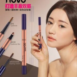 NOVO 3D  BROWS SECRET  3 IN 1 ( Eyebrow - Eyebrow bar - Dyeing Cream) - Image 2