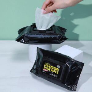 Disposable Shoe Cleaning Wipes | Quick Shine Clean Wet Wipes (50 Wipes In 1 Packet) - Image 4