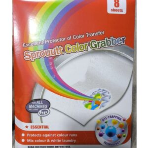 Sprouutt Color Grabber - 8 Sheets Stain Remover | Protects Laundry From Color Runs or Bleeds | Color Catcher, Dye Trapping Sheet - Image 2