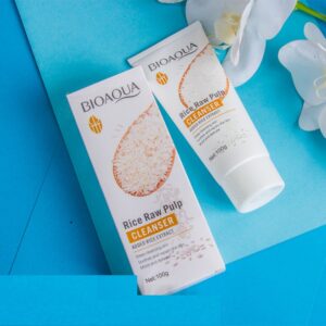 BIOAQUA Rice Raw Pulp Cleanser / Face Wash (100g) - Image 2