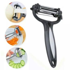 3 in 1 Fruit Vegetable Peeler Amazing 3 in 1 blade, just click and peel - Image 4
