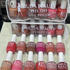 Huda Beauty Peel Off Nail Paint, Pack of 12 - Image 1