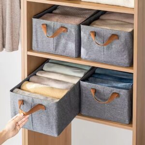 Foldable Closet Wardrobe Storage Box (random color) - Image 5