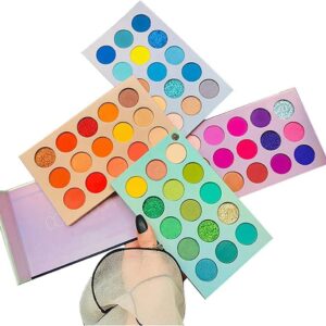 Eye Shadow 4 in 1 Palette, 60 Shades - Image 3