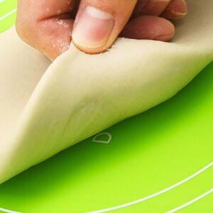Big Size Silicone Baking Roti Mat With Measurements Heat Resistant Cookie Sheet Oven Liner | Non Stick Flour Rolling Mat | Baking Mat Kneading Dough Pad (Random Color) - Image 3
