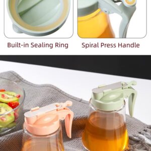 Honey Dispenser No Drip - Easy Squeeze Syrup Dispenser Bottle for Efficient Serving, Honey Squeeze Jar for Kitchen & Coffee Bar, Mess-Free Solution(250ml) - Image 2