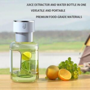 1600ml Portable Electric Rechargeable Cordless Barrel Juicer (Random Color) - Image 3