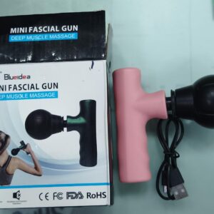 Black Mini Fascial Gun ? Portable Deep Muscle & Face Massager for Gym and Home Use - Image 4