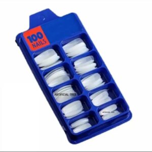 ( round shape ) Artificial Nails 100pcs With Nail Glue, Beautiful Fancy Fake Nails ,Acrylic Nails Kit Natural False Nail - Image 4