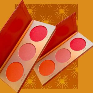 Green Alasko QUICKSAND ROUGE BLUSH PALETTE - (Imported) - Image 2