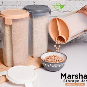 3 in 1 Transparent Air Tight Container with 3 Partitions - Image 3